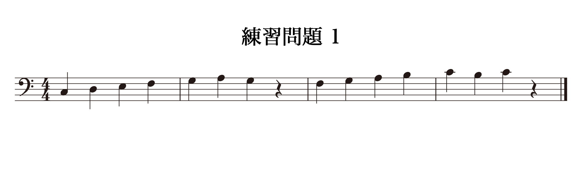 ヘ音記号が読めるようになる 徹底練習 Jr大塚駅前 ミュージックアカデミー ラファーレ